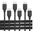 Cable Matters 3-Pack Extreme Flexible Long USB C Charging Cable 10ft in Black, Support 60W PD, Apple CarPlay, Android Auto, USB C to USB C Cable f...