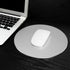 ProElife Premium Aluminum Metal Mouse Pad Mice Mat 8.66-inch Mousepad with Anti-Slip Base (Round, Silver Color)...