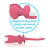 Dr. Brown's Infant-to-Toddler Toothbrush, Elephant, Pink, 0-3 Years...