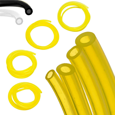 (4 Sizes) 2-Stroke Garden Power Tools Fuel Line Replacement Kit. Fuel Hose Fuel Tube for String Trimmer Chiansaw Blower Small Engine...