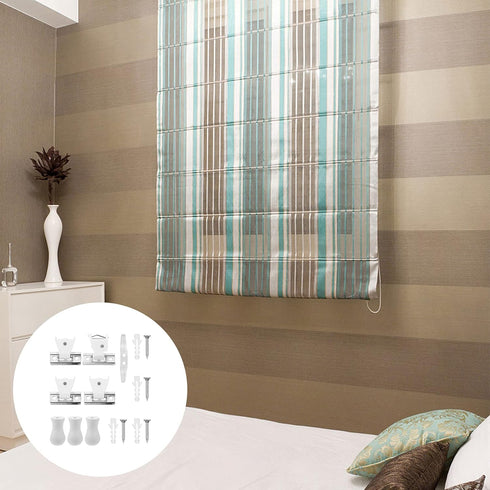 1 Set Roller Blind Repair Kit Mount Window Shade Brackets Pull End Curtain Roller Blind Lifting Pulley Accessories for Vertical Blinds Roman Shade...