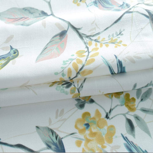 VOGOL Bird Pattern Kitchen Valances for Windows, Window Valance Curtains for Living Room Bathroom Pocket Valance 52 Inch Wide by 18 Inch Long...