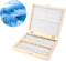 Acogedor Microscope Slides Storage Box, 100-Places Wooden Slide Storage Box with Lock Storage, Wooden Box for Microscope Slides, Lab Glass Prepare...
