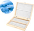 Acogedor Microscope Slides Storage Box, 100-Places Wooden Slide Storage Box with Lock Storage, Wooden Box for Microscope Slides, Lab Glass Prepare...