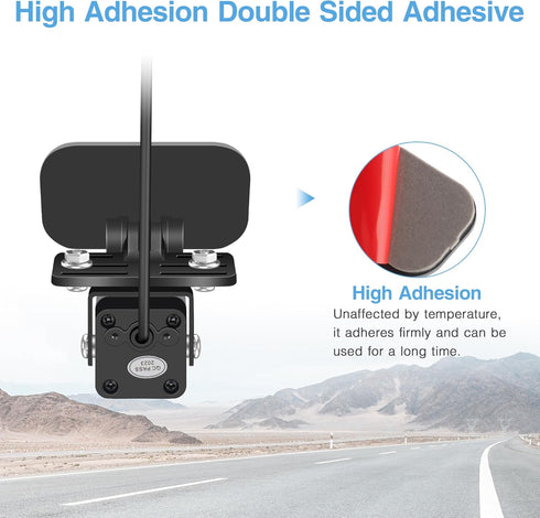 Dash Cam Rear Camera Mount(2 PCS), Universal Rear View Camera Rear Window Mount, Mirror Camera Rear Windshield Backup Camera Bracket, Car Dashcam ...