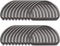 BIKICOCO Metal D-Rings Buckle, 1-1/2 Inch Non-Welded for Webbing Sewing DIY - Gunmetal - Pack of 20...
