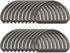 BIKICOCO Metal D-Rings Buckle, 1-1/2 Inch Non-Welded for Webbing Sewing DIY - Gunmetal - Pack of 20...