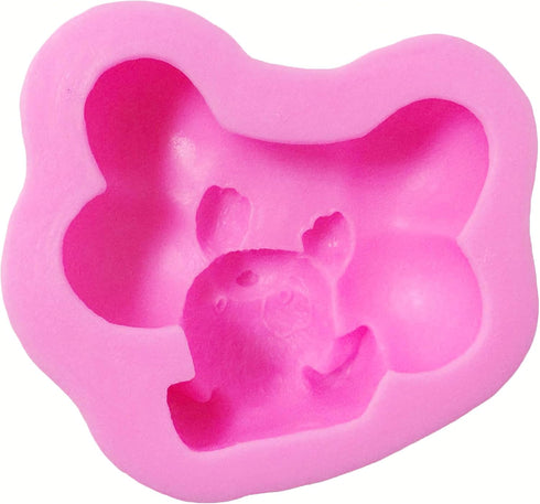 2 Pieces 3D Puppy Dog Soap Molds, Food Grade Chocolate Icing, Biscuit Decor, Polymer Clay Fondant Cake Baking Moulds...