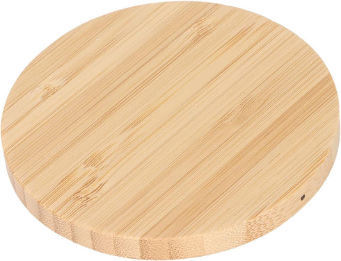Charging Pad, 15W Bamboo Charger, Fast Qi Charging Station, Compatible with Note 8, S8, S8 Plus, S7, S7, S6, S6, S10, S10e, S9, S8, G7...