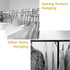 Pattern Hooks 24 Pcs Metal Pattern Hangers 7.3" Sewing Pattern Making Paper Storage Hanging Hook...