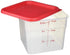 Cambro 6SFSPP190 CamSquare Storage Container, Translucent, 6 qt With Lid...