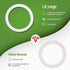 8 PCS Replacement Spare Food Grade Silicone (Better Than Rubber) Gasket Seal Ring For Aluminium Stovetop Coffee Maker Pots Bialetti Moka Express D...