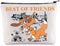 WZMPA Fox Movie Cosmetic Bag Tod And Copper Fans Gift Best Of Friends Makeup Zipper Pouch Bag For Women (Best Of Friends)...