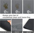 Coffee Mat - 12" x 20" Middle Kitchen Absorbent Mat for Countertop - Easy to Clean Coffee Bar Mat for Coffee Machine, Coffee Maker, Espresso Machi...