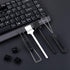4PCS Switch Puller Keycap Puller Keyboard Brush, Stainless Steel Key Remover for Replacement Mechanical Gaming Keyboard Switches Key Cap Remover T...