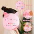 Birthday Cat Stuffed Animal Toy Cute Cat Plush Soft Kitty Plush Pillows Lifelike Cat Shape Design Plushie Gifts for Kids Girls (Pink, 10 Inch)...