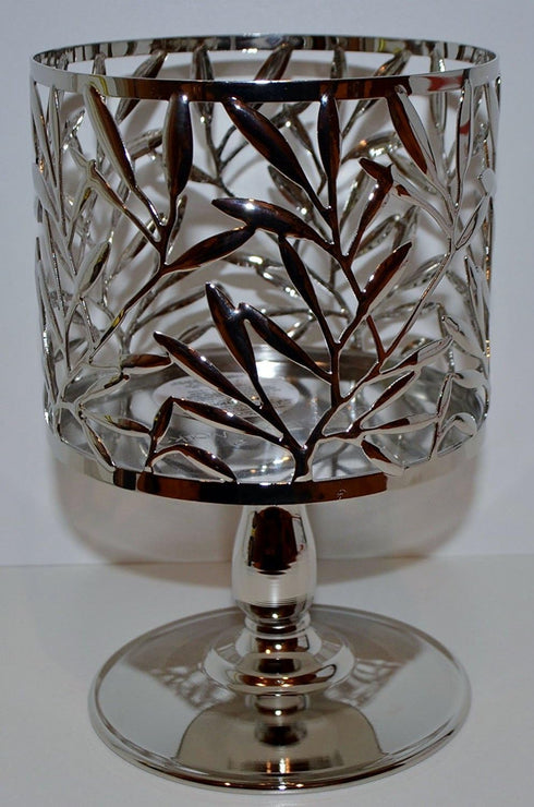 Bath & Body Works Vine Leaf Pedestal 3 Wick Candle Sleeve Holder...