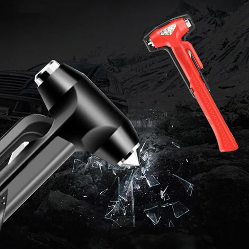 Car Window Breaker, Glass Breaker and Seatbelt Cutter, Emergency Car Glass Safety Hammer, Window Punch Seatbelt Cutter for Family Rescue & Auto Es...