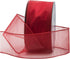 Royal Imports Organza Wired Sheer Ribbon 2.5" (#40) for Floral & Craft Decoration, 50 Yard Roll (150 FT Spool), Red...