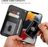 Bocasal Detachable Wallet Case for iPhone 13 RFID Blocking Card Slots Holder Premium PU Leather Magnetic Kickstand Shockproof Wrist Strap Removabl...