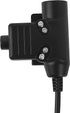 7.0 NATO US 2 Pin K1 U94 PTT Invisio Tactical Headphone Adapter Compatible for Baofeng Kenwood Peltor(Black,Military Wired)...