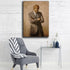 LVUPIIG John F Kennedy White House Presidential Portrait Canvas Art Poster and Wall Art Picture Print Modern Family bedroom Decor Posters 16x24inc...