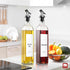 GMISUN Olive Oil and Vinegar Dispenser Bottle Set, 2Pack Oil and Vinegar Dispenser Bottle, 17oz Kitchen Oil Dispenser, Glass Cooking Oil Dispenser...