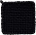 Friendly Loom | 7” Traditional-Sized Black Potholder Weaving Loops | Craft 2 Cotton Potholders...