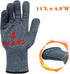 Oven Gloves Grill Gloves, 1472? Heat Proof Non-Slip Grill Oven Gloves with Fingers, Men & Women BBQ Accessories for Cooking, Barbecuing, Baking, K...
