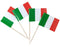 JBCD Italy Toothpick Flag Italian Mini Small Cupcake Topper Flags, 200pcs...