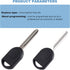 ECCPP fit for Ford Fusion F-150 Uncut Transponder Ignition Car Key (Pack of 2)...