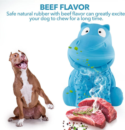 petizer Indestructible Squeaky Dog Toys for Aggressive Chewers, Durable Tough Latex Toys for Heavy Chewers, Natural Rubber Toys for Small/Medium/L...