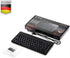 Perixx PERIBOARD-409U ES - Mini USB Teclado - Negro Brillante - QWERTY Español con Ñ tecla...