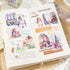 6pcs Decorative Adhesive Tapes INS Girls Coffee PET Tape Great for Bullet Journal Supplies, Arts, Scrapbook, DIY Crafts, Planners (zouguodejiejiao...