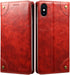 SINIANL iPhone Xs Max Case, Leather Wallet Folio Case Book Design Flip Cover with Stand and ID Credit Card Slot Magnetic Closure for iPhone Xs Max...