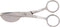 Famore Cutlery Left-Handed Mini Duck Bill Applique 4-1/2in Scissors, Stainless...
