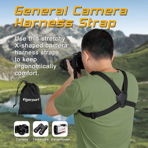 Camera Harness Strap,Cross Shoulder Quick Release Straps for Binoculars, Rangefinders,Harness Strap Compatible with Canon, Nikon, Sony and DSLR SL...