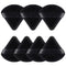 BEAKEY Triangle Powder Puffs for Face Powder Makeup Puff for Loose & Cosmetic Foundation, Wedge Shape Velour Cosmetic Cloud Kiss Makeup Sponges fo...