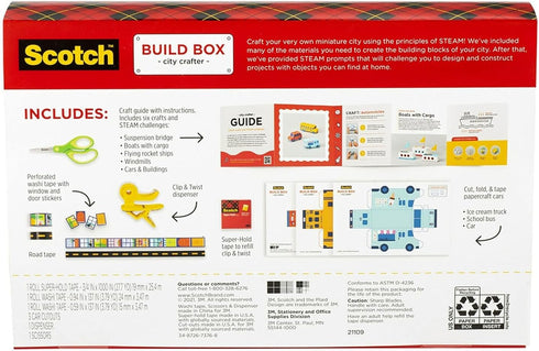 Scotch Build Box City Crafter, STEAM Focused, 6 Projects, 70007061404...
