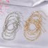 Dainty Gold Chain Bracelets for Women 14K Gold Plated Bracelet Stackable Adjustable Paperclip Chain Bracelets Trendy Layered Cuban Link Bracelets ...