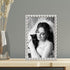 Lawrence Frames Rope Design Metal Frame, 4x6, Silver...