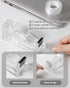 2-Piece Acrylic Tape Dispenser Desk - Durable, Stylish, and Versatile for Home, Office, or School - Fits Standard Tape Rolls - Desktop Convenience...