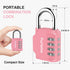 Puroma 1 Pack Combination Lock 4 Digit Locker Lock Outdoor Waterproof Padlock for School Gym Locker, Sports Locker, Fence, Toolbox, Gate, Case, Ha...