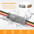 Newdeli Deutsch 3 Pin Connector Kit Waterproof Electrical Connector 16 AWG Male and Female Automotive Wire Connectors for Car Truck Boat, Dt Conne...