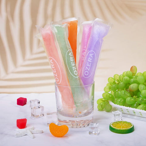 150 Pack Popsicle Bags, Ice Pop Bags for Kids Adults, Disposable Ice Popsicle Molds with Funnel for DIY Healthy Snacks, Yogurt, Fruit Smoothies...