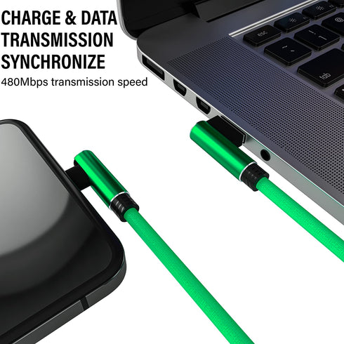 iPhone Lightning Charger, 1 Pack 10 Ft Green Apple MFi Certified Cable Nylon Braided Cable Fast Charging Cord Compatible with iPhone 14 13 12 11 P...
