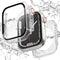 Ultra Look - Fullife 2 in 1 Compatible with Apple Watch Case Series 9 45mm Waterproof Screen Protector, Front & Back Full Protective Bumper Face C...