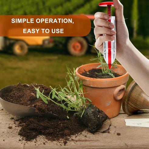 6pcs Mini Seed Spreader, Manual Seedlings Dibber and Widger Set Handheld Garden Hand Seed Sower Planter Tool Small Sowing Seed Dispenser for Tiny ...