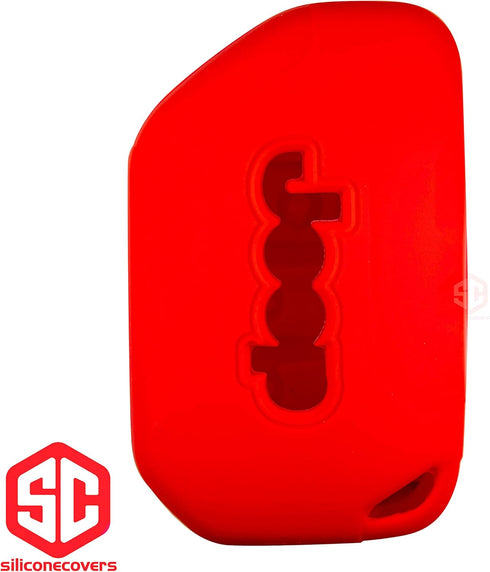 1x New Key Fob Remote Fobik 4 Buttons Silicone Cover Fit/For Jeep Gladiator Wrangler....