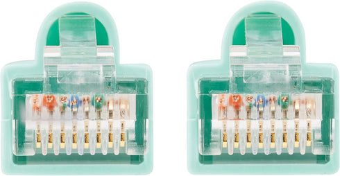 Tripp Lite Cat6a 10G Ethernet Cable, Snagless Molded UTP Network Patch Cable (RJ45 M/M), Aqua, 5 Feet / 1.5 Meters, Manufacturer's Warranty (N261-...